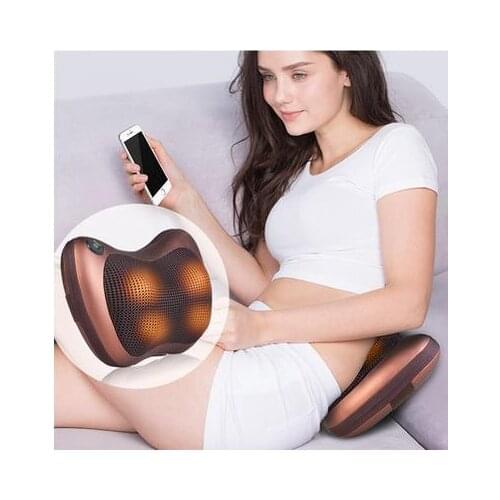 Masajeador de cuello para el hogar, masaje Cervical Shiatsu, cuello trasero, cintura, cuerpo elctrico, almohada de masaje multi