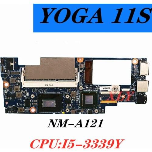 VIUU4 NM-A121 Motherboard For Lenovo YOGA 11S Notebook Motherboard CPU I5- 3339Y DDR3 100% Test Work