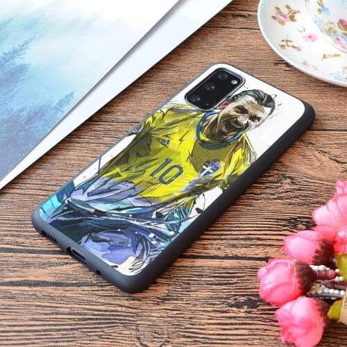 For Samsung Galaxy Zlatan Draw Print Soft Matt Phone Case