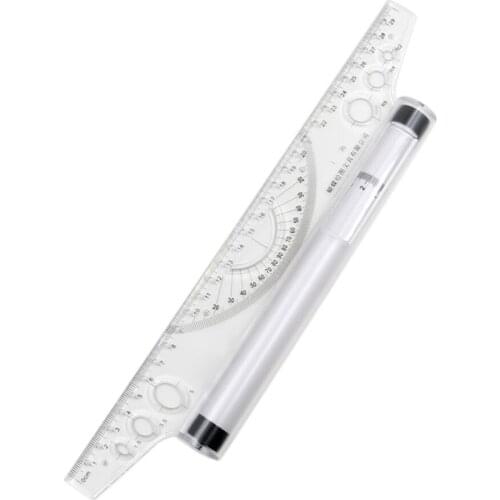 Rolling Parallel Ruler 30cm Protractor Professional Technical Drawing Design Examination DU55