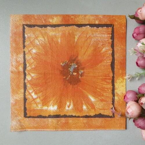 Napkins paper tissue handkerchief towel pattern pumpkin decoupage crafts wedding birthday party cafe decoration cup mat