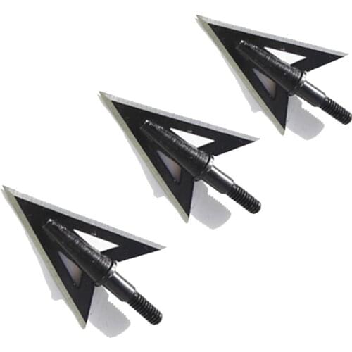 3pcs Archery Blade Broadheads Sharp 108Grain Blade Arrowhead Stainless Steel Hunting Arrow Head