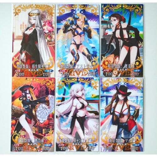 39pcs/set Fate/Grand Order FGO Sacrifice Dress Toys Hobbies Hobby Collectibles Game Collection Anime Cards