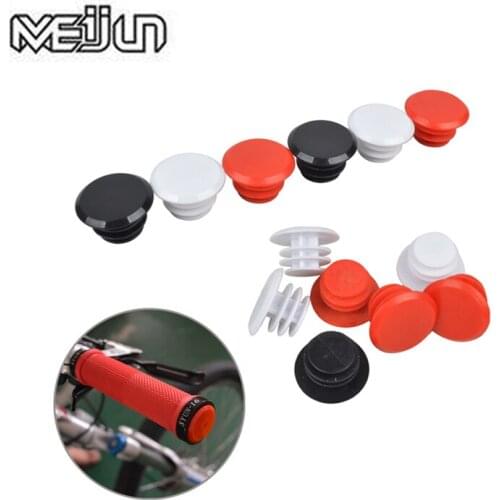 4pcs Bicycle Handlebar Plugs Classic Delicate Bicycle Handlebar End Plug Plastic Mountain Road Bike Grips Cap Covers