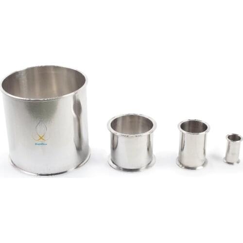 6" 154mm (OD 167.7mm) L=100mm (4") Sanitary Steel 304 Spool, Pipe