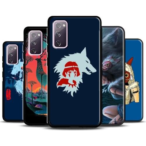Anime Princess Mononoke Case For Samsung S20 FE S8 S9 S10 Plus Cover Case For Galaxy S21 Ultra Note 20 9 10