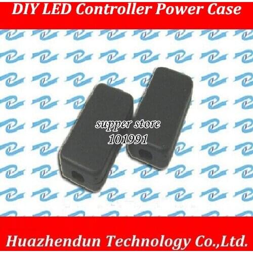 DEBROGLIE 20PCS --- DIY small black shell electronic accessories caddy LED controller power box small plastic case