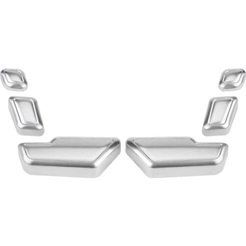 For Mercedes Benz C E GLK GL ML Car Seat Adjust Button Switch Cover Decorative Sticker Trim Accessories