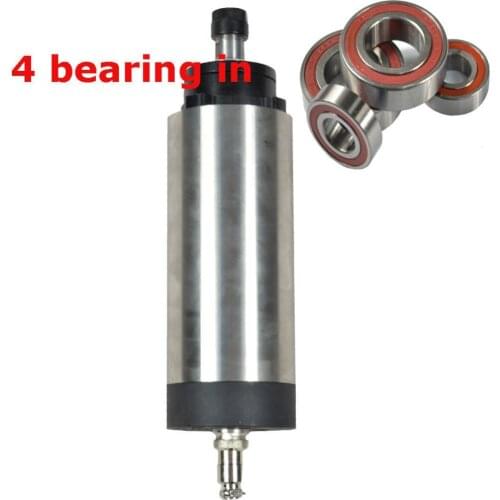 ER11 1.5KW CNC Motor Air-cooled Spindle Motor Four Bearings In For CNC Milling
