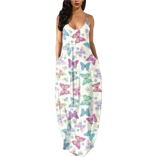 FUFUCAILLM Plus Size Summer Dresses