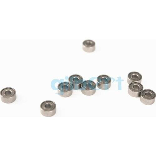 50pcs 1.5 x 4 x 2mm Micro Shielded Deep Groove Ball 681xZZ Model Radial Bearing
