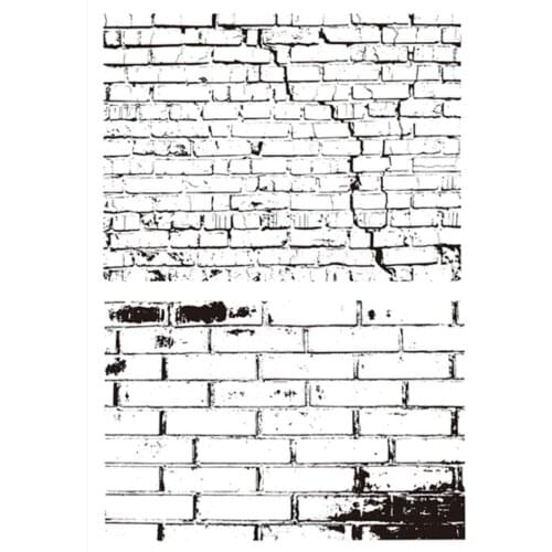 Wall background Clear Stamps Scrapbook Paper Craft Clear stamp scrapbooking X0283