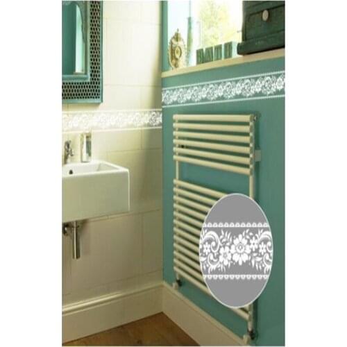 Beibehang New wall stickers, window lace, lace mirror sticker, modern glass sticker store, decorative wallpaper, waist line