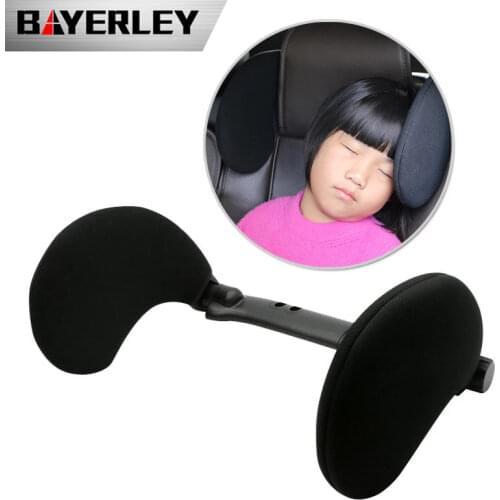 Adjustable Car Seat Headrest Travel Rest Neck Pillow Auto Head Support Nap Sleep Both Side Cushion for Kids Children Adults