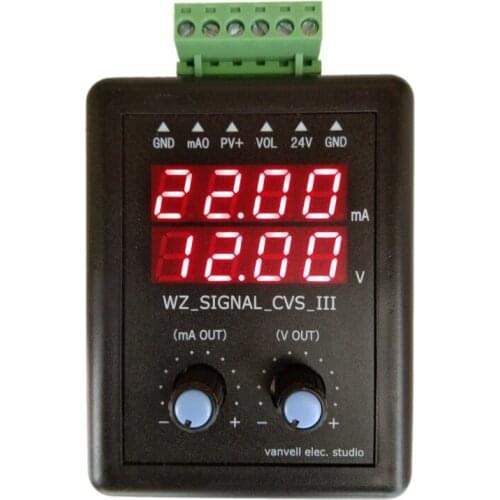 Adjustable 4-20ma Signal Generator 24V Current Voltage Transmitter Calibrator source 0-10V Constant Current Source Simulation