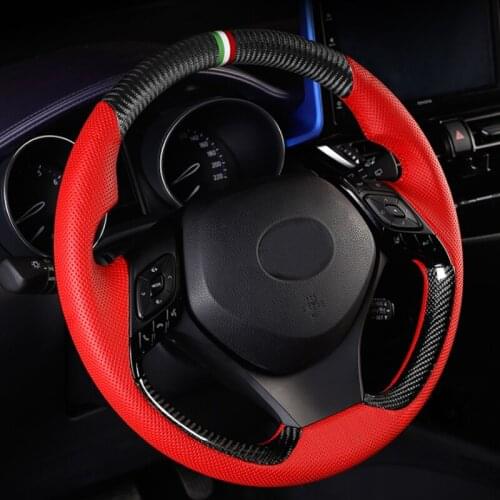 My Good Car Carbon fiber steering wheel modified carbon fiber steering wheel processing upgrade For Toyota C-HR 2018 car Accesso
