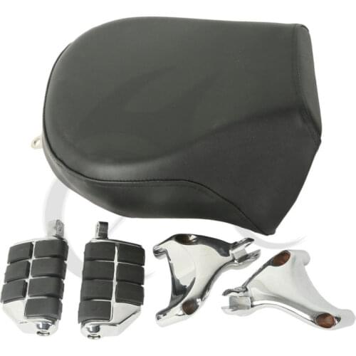 TCMT Motorcycle Rear Pillion Seat Foot Pegs For Harley Iron883 Sportster 1200 Nightster 883 Low Iron 883 2007-15