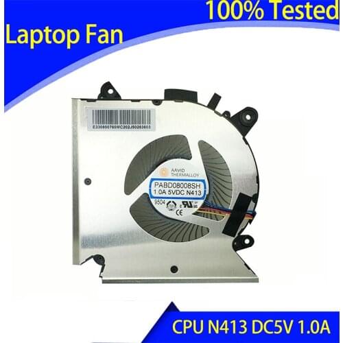 JIANGLUN FOR MSI GF63 MS-16R1 MS-16R2 Laptop Cpu Cooling Fan PABD08008SH N413 DC5V 1.0A