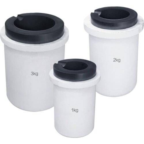 High Purity Graphite Crucible Crucible ZVS Induction Furnace Can Be Quartz Coat Collocation