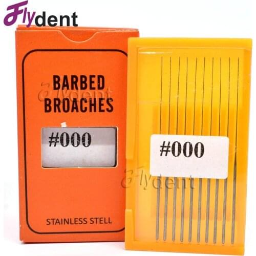 Dental barbed broaches for Root canal prepare nerve broches without handle dental files