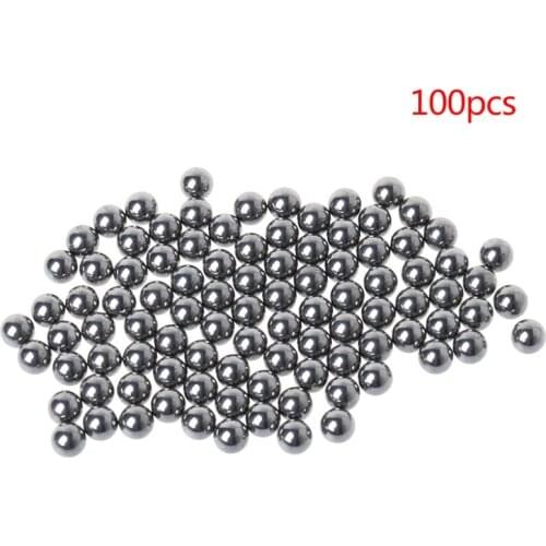 1 Bag Slingshot Steel Bead 4/5.5mm Beads Professional Tactical Catapult Outdoor Hunting Shooting Powerful 100pcs Supplies