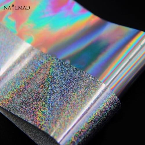 1 roll 4*100CM Holographic Nail Foils Laser Holo Dots Nail Art Transfer Foil Transfer Sticker