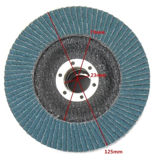 10PCS 125mm Professional Flap Discs 5 Inch Sanding Discs 40/60/80/120 Grit Grinding Wheels Blades For Angle Grinder