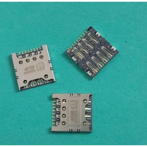 100PCS/lot, Original new for LG F240 F240L F240K F240S F320 E980 E988 SIM card reader connector socket contact