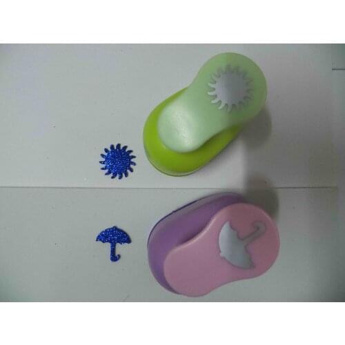 2pcs(2.5cm) sun and umbrella shape craft punch set Punch Craft Scrapbooking school Paper Puncher eva hole punch free shipping