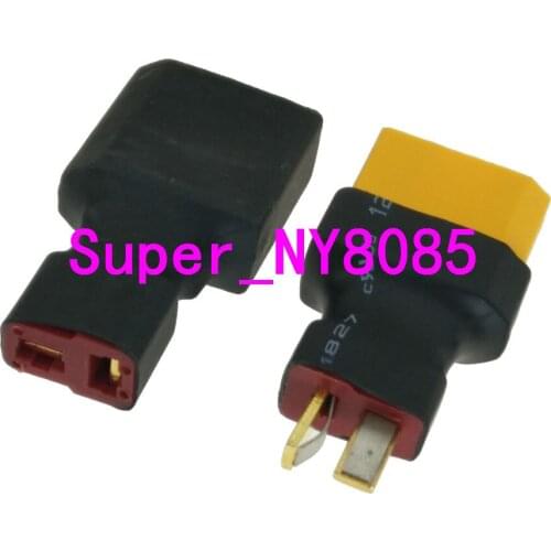 2pcs/set XT90 XT-90 to T-Plug Deans Male & Female No wire adapter connector For RC Car