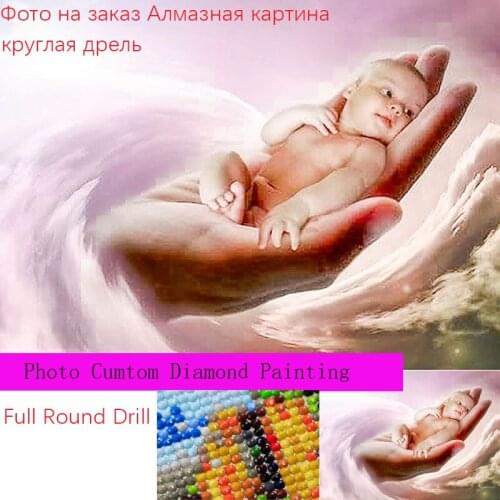 DIY 5D Diamond Painting Photo Custom Make Your Own Diamond Embroidery Full Round Drill Mosaic Rhinestone Art Animal Cross Stitch