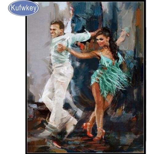 Full Square Diamond Jazz Dance 5D DIY Diamond Painting Embroidery Cross Stitch Rhinestone Mosaic diamond Painting