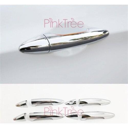 For Hyundai Solaris Verna i25 Accent Grand Avega 2011 2012 2013 2014 2015 2016 Chrome Door Handle Cover Car Styling Accessories