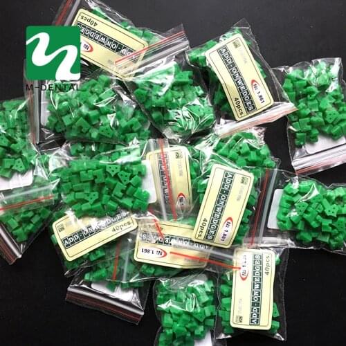 40Pcs/Bag Add-On Autoclavable Silicon Rubber Elastic Wedges For Dental Material