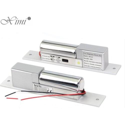 Good Quality DC12V Low Temperature Electric Drop Bolt Lock With Timer Delay Function Electric lock Bolt Lock For Access Control