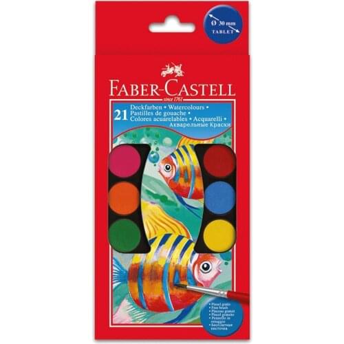Faber-Castell Watercolour paint box 21 colours