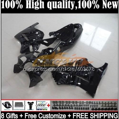 Body For HONDA RVF VFR 400 R RR CC NC35 94 95 96 97 98 36CL.49 VFR400 R V4 VFR400R 1994 1995 1996 1997 1998 Fairing Movistar blk