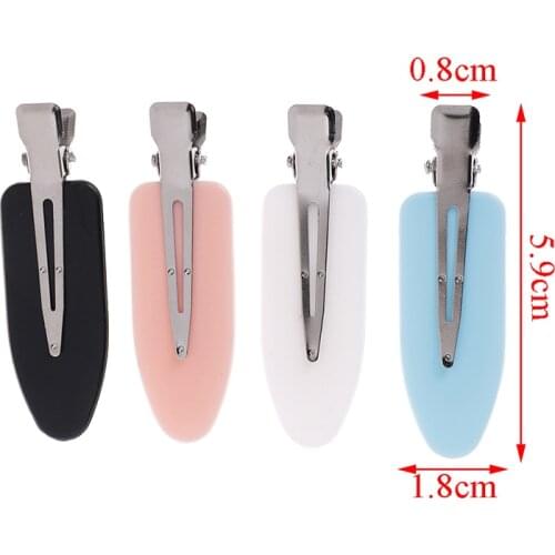 Colorful 4 Pieces/Lot No Bend Hair Bangs Hair Clips For Women Girl Ladies Hair Barrette Hairpin Hair Accessories
