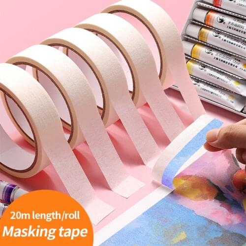 Masking washi tape decorative for watercolor school supply stationery art painting supplies spray paint waterproof and tearable