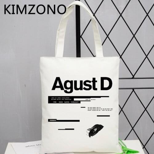 August d shopping bag cotton grocery shopper bolso bag reusable fabric reciclaje cloth sac tissu