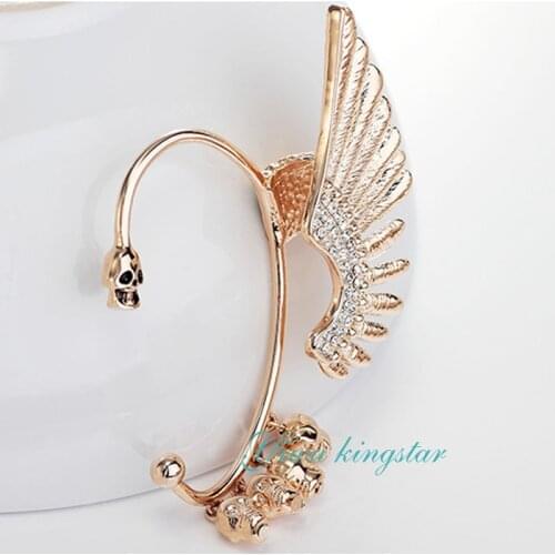 Fashion 2018 Single-side Angle Wing Earrings Jackets For Women Elegant Fashion Jewelry SL102