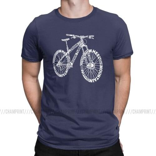 Fun Bicycle Amazing Anatomy Mountain Bike T-Shirt Men T Shirt Cycling Biking Ride Tee Shirt Birthday Present Clothing