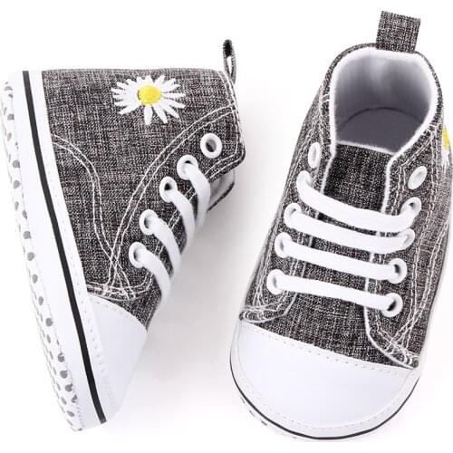 Newborn Baby Shoes Soft Sole Toddler Canvas shoes for Girls Boys