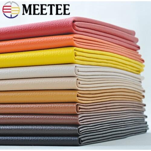 Meetee 50*138cm PU Faux Leather Fabric Patch Sofa Furniture Repair Patches Artificial Leather for Sewing Bag Material Scrapbook