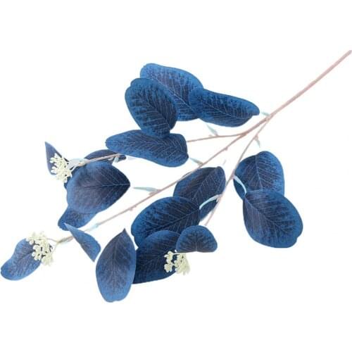 Creative Faux Eucalyptus Leaves Elegant Exquisite Beautiful Artificial Eucalyptus Leaves Fake Plant Decor for Wedding