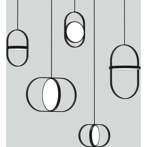 Nordic led pendant light Lamp Avize colorful Hanglamp Restaurant Kitchen Light Suspension Luminaire Home Industrial Lighting