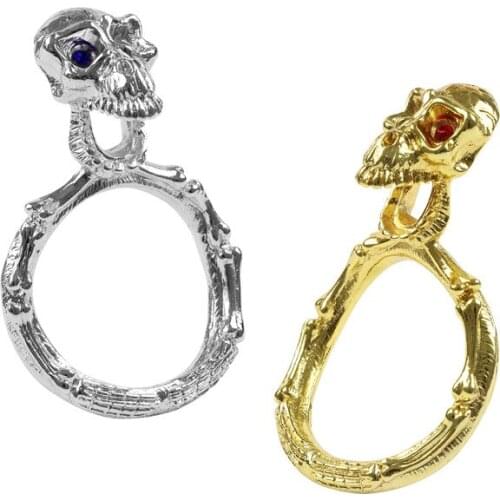 Skull zinc alloy durable penis ring adult male ejaculation delayed penis metal ring penis enlargement sex toy male ring