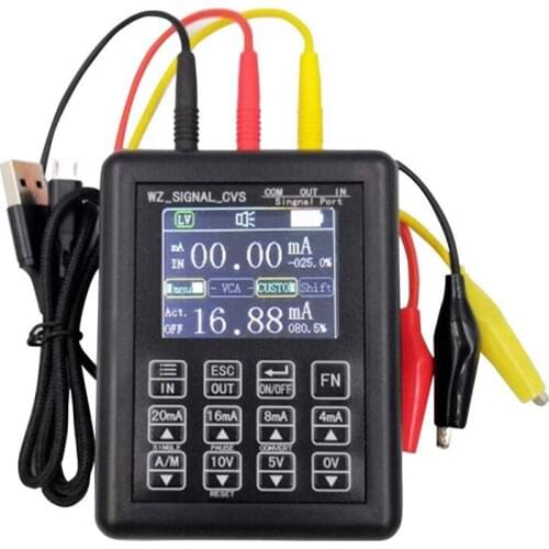 TOP 4-20MA 0-10V Adjustable Signal Generator Process Controlling Signal Calibrator Constant Current Source 0-20MA Simulator