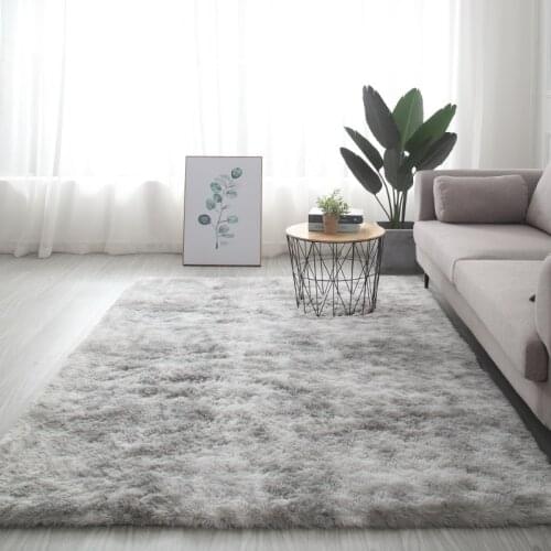 Nordic luxury rug living room coffee table carpet plush thickened home rug sofa mat bedside girl carpet encryption thickened mat