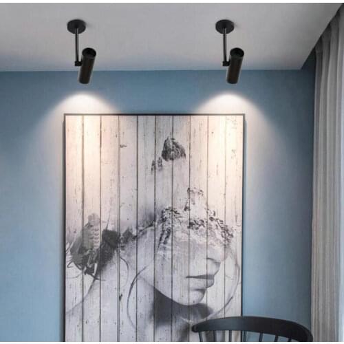 Dimmable 10w 15w LED Track light aluminum Ceiling Rail Track lighting Spot Rail Spotlights Replace Halogen Lamps